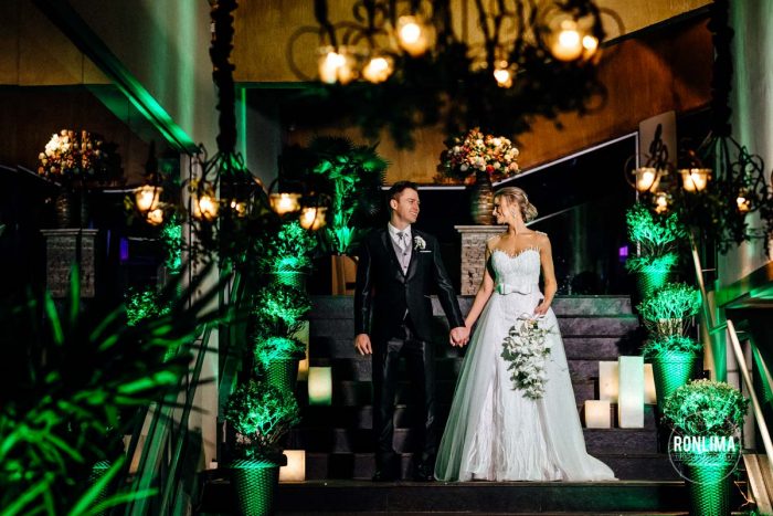 Ensaio dos noivos no dia do casamento em Passo Fundo