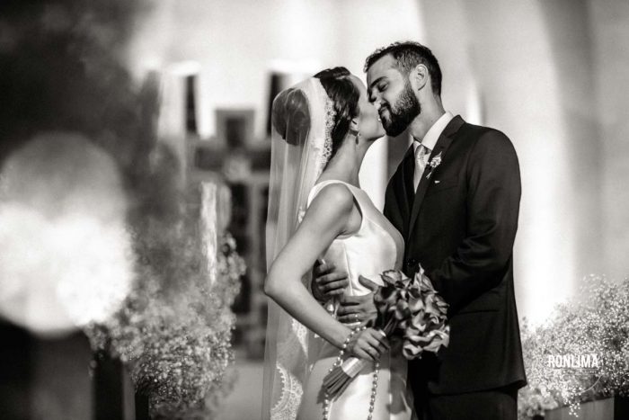 Ensaio dos noivos no casamento