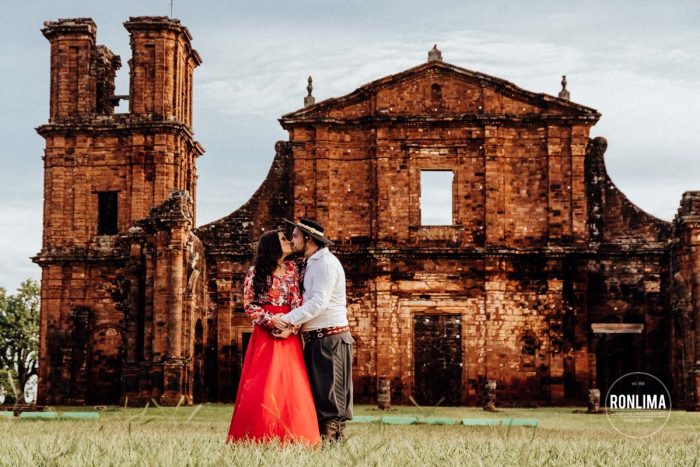 Ensaio Casal nas Missões Jesuítas do Rio Grande do Sul