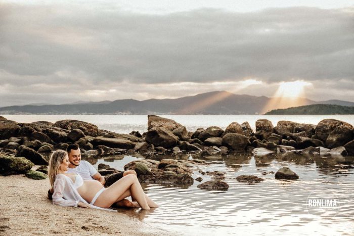 Foto gestante em Floripa