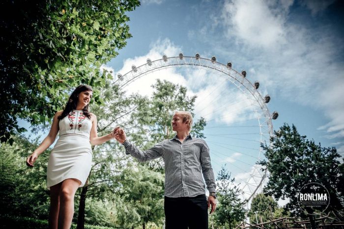 Ensaio de casal em Londres, Europa