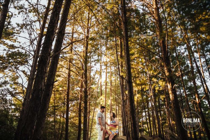 foto gestante na pedreira da brigada